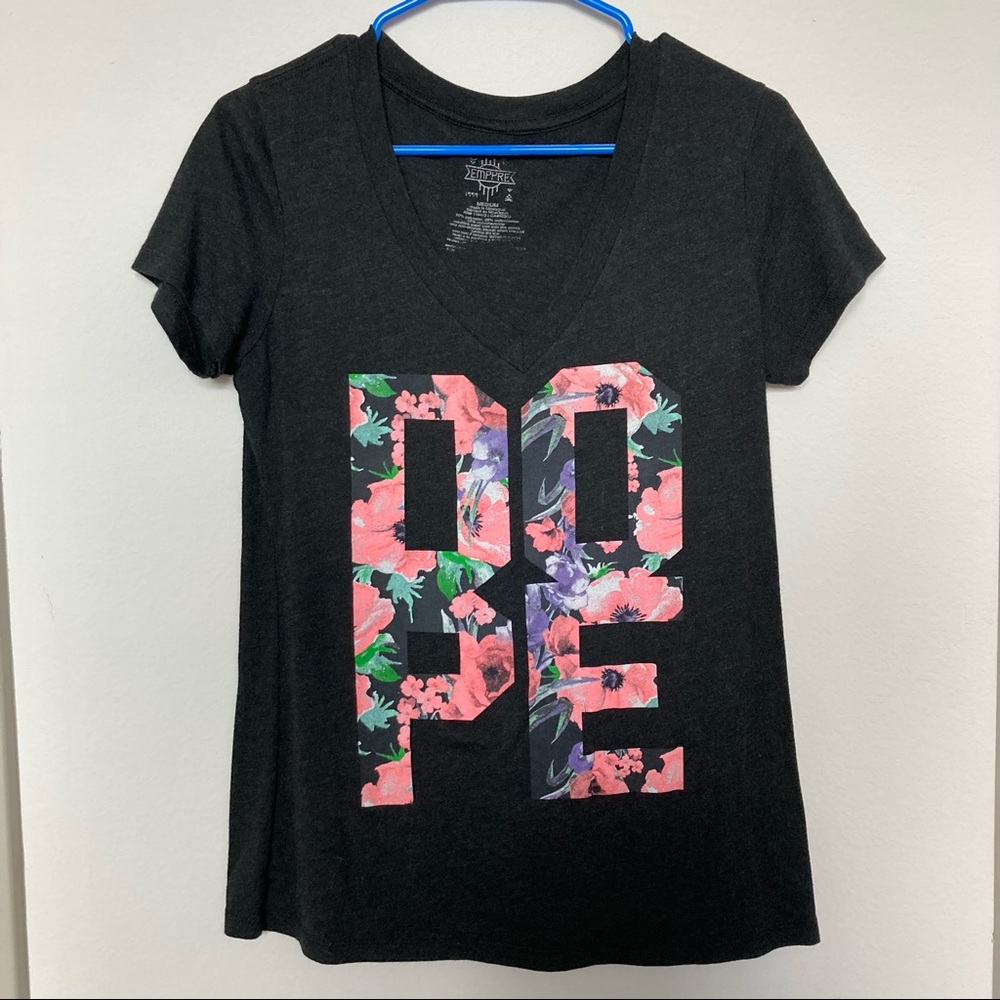 Zumiez Floral “DOPE” T-Shirt